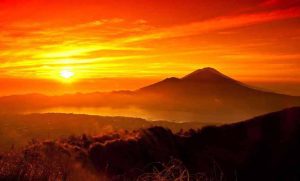 The wonderful sunrise of Bromo