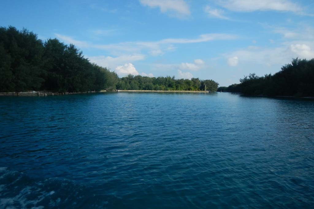 A view of Pramuka island
