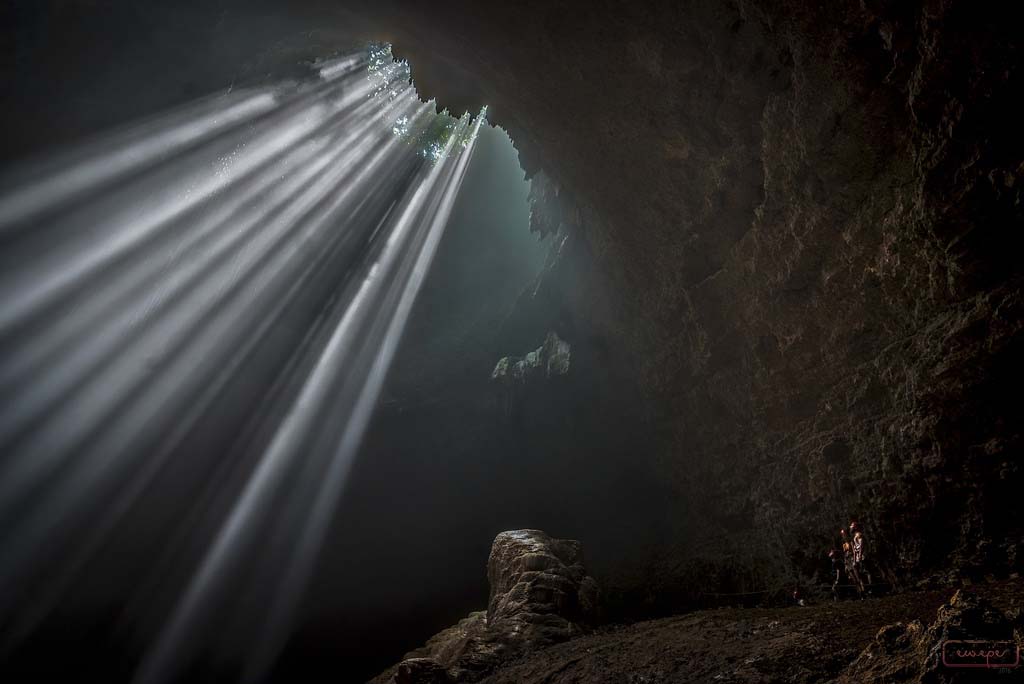 Light of Heaven at Jomblang cave