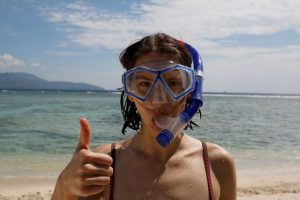 Enjoyed snorkelling in Gili islands