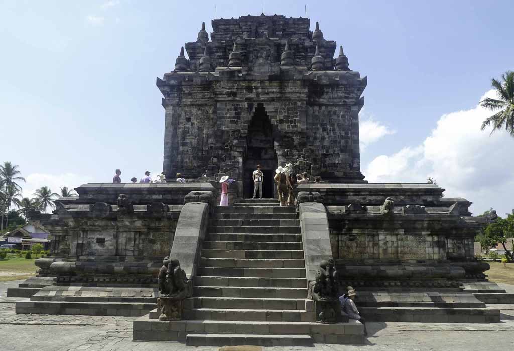 The view of Mendut temple