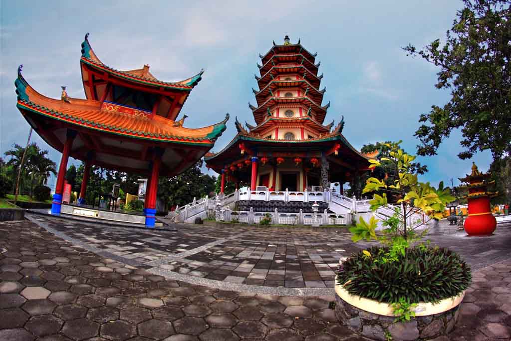 The complex of Avalokitesvara buildings in Semarang