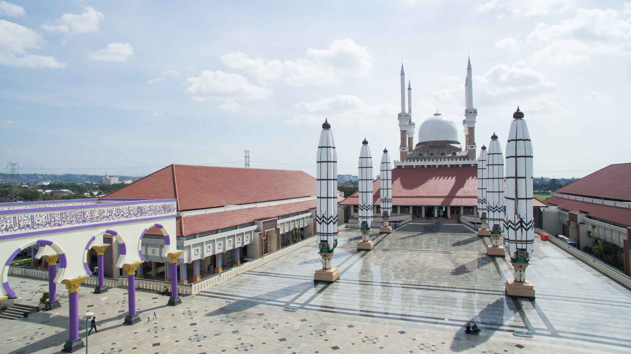 The view of Semarang great Mosque