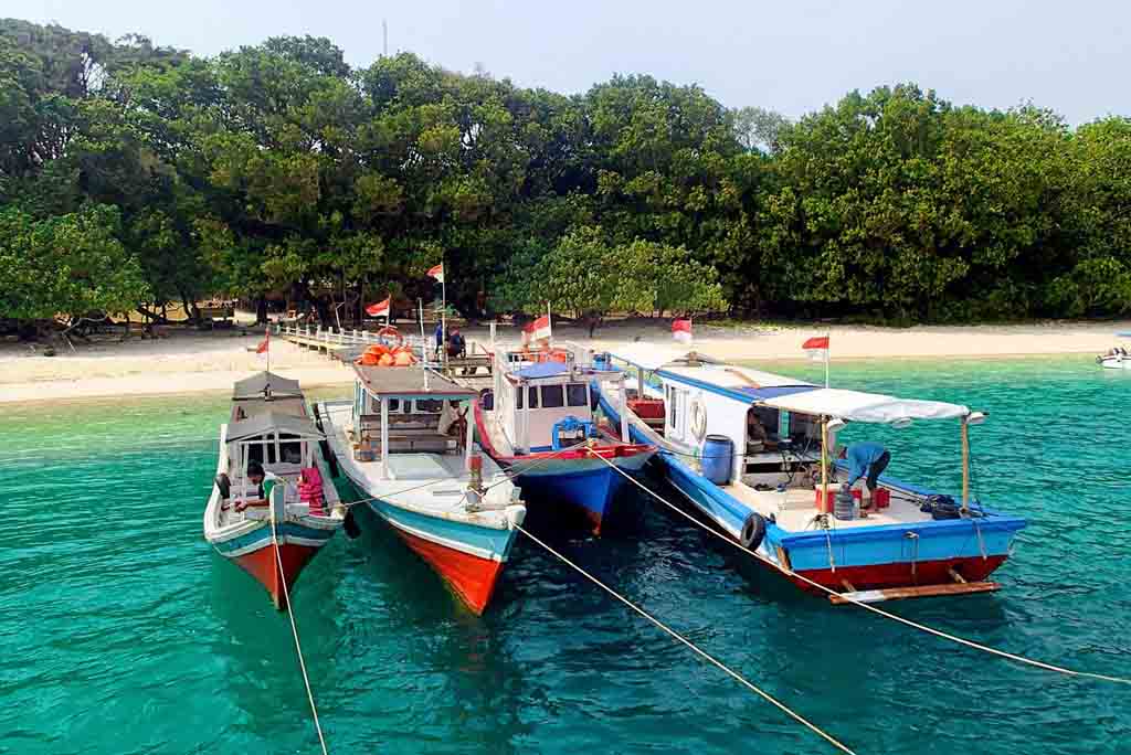 The boat to explore Ujung Kulon