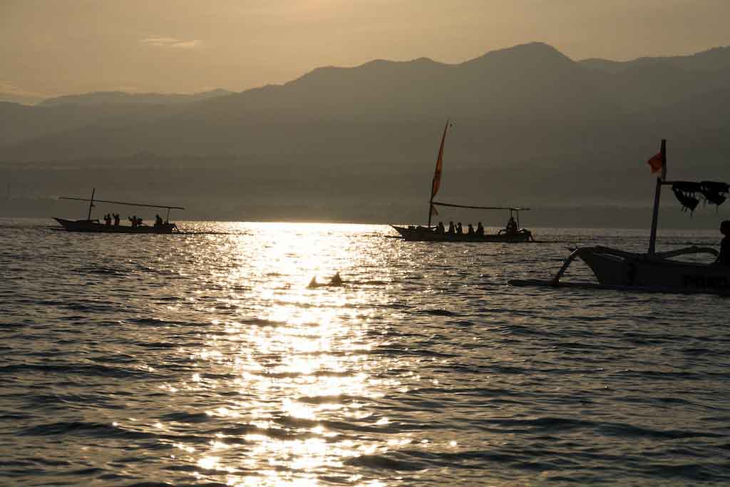 Jukung traditional boat in Lovina