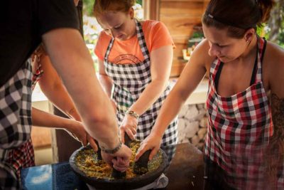 Cooking experience in Indonesia