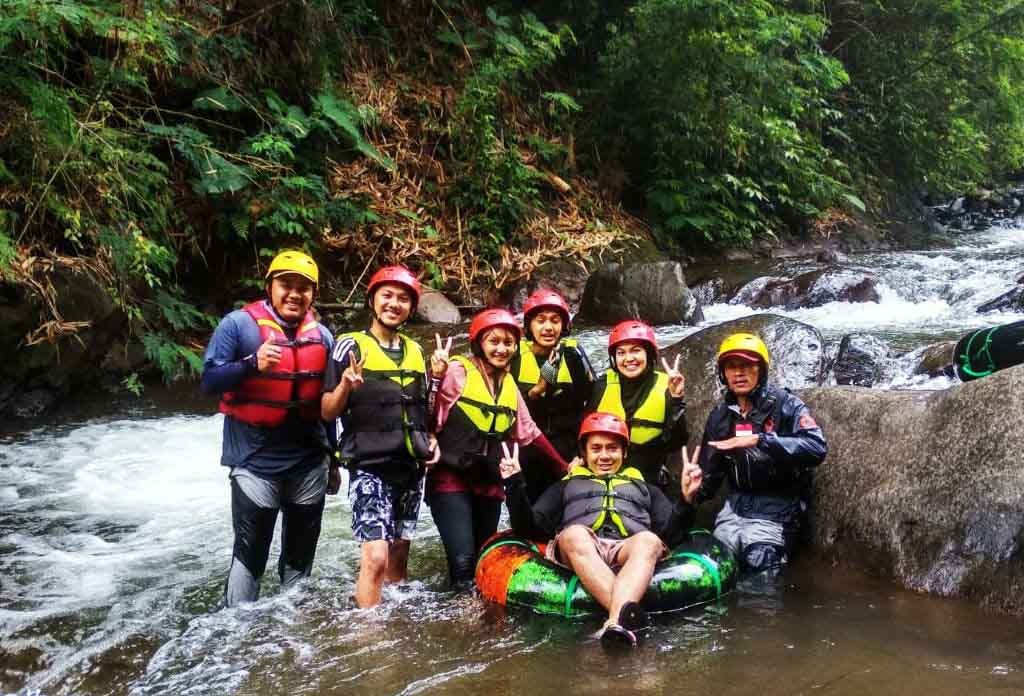River tubing in Kleco river - Mojokerto